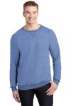 SanMar Jerzees 91M, Jerzees  Snow Heather French Terry Raglan Crew