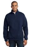 Jerzees - NuBlend 1/4-Zip Cadet Collar Sweatshirt.