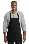 SanMar Port Authority A601, Port Authority  Medium-Length Two-Pocket Bib Apron.