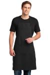 Port Authority Easy Care Extra Long Bib Apron with Stain Release.