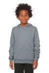  SanMar Bella + Canvas BC3719Y, BELLA+CANVAS  Youth Sponge Fleece Pullover Hoodie