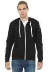 BELLA+CANVAS Unisex Triblend Sponge Fleece Full-Zip Hoodie.