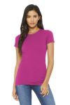 SanMar Bella + Canvas BC6004, BELLA+CANVAS  Womens Slim Fit Tee.