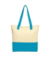  SanMar Port Authority BG414, Port Authority Colorblock Cotton Tote.