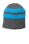  SanMar Port & Company C922, Port & Company Fleece-Lined Striped Beanie Cap.