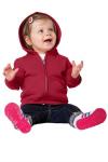 SanMar Port & Company CAR78IZH, Port & Company Infant Core Fleece Full-Zip Hooded Sweatshirt.