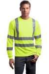 CornerStone - ANSI 107 Class 3 Long Sleeve Snag-Resistant Reflective T-Shirt.