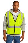 SanMar CornerStone CSV100, CornerStone  ANSI 107 Class 2 Economy Mesh One-Pocket Vest.