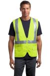 SanMar CornerStone CSV405, CornerStone - ANSI 107 Class 2 Mesh Back Safety Vest.