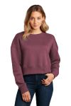SanMar District DT1105, District  Womens Perfect Weight  Fleece Cropped Crew