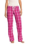 SanMar District DT2800, District Womens Flannel Plaid Pant.