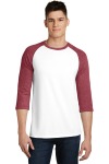 SanMar District DT6210, District Very Important Tee 3/4-Sleeve Raglan.