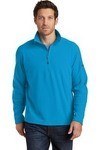  SanMar Eddie Bauer EB226, Eddie Bauer1/2-Zip Microfleece Jacket.