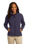  SanMar Eddie Bauer EB533, Eddie Bauer Ladies Shaded Crosshatch Soft Shell Jacket.