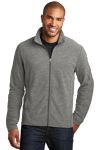 Port Authority Heather Microfleece Full-Zip Jacket.