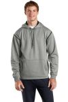  SanMar Sport-Tek F246, Sport-Tek Tech Fleece Colorblock Hooded Sweatshirt.