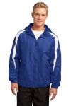 SanMar Sport-Tek JST81, Sport-Tek Fleece-Lined Colorblock Jacket.