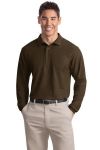  SanMar Port Authority K500LS, Port Authority Silk Touch Long Sleeve Polo.