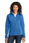  SanMar Port Authority L224, Port Authority Ladies Microfleece 1/2-Zip Pullover.