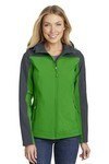 SanMar Port Authority L335, Port Authority Ladies Hooded Core Soft Shell Jacket.