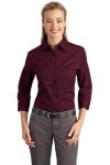 SanMar Port Authority L612, Port Authority Ladies 3/4-Sleeve Easy Care Shirt.