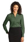 SanMar Port Authority L640, Port Authority Ladies Crosshatch Easy Care Shirt.