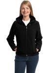 SanMar Port Authority L706, Port Authority Ladies Textured Hooded Soft Shell Jacket.