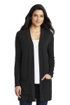  SanMar Port Authority LK5434, Port Authority  Ladies Concept Long Pocket Cardigan .