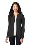 SanMar Port Authority LM1008, Port Authority Ladies Concept Stretch Button-Front Cardigan.