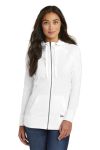  SanMar New Era LNEA122, New Era  Ladies Sueded Cotton Blend Full-Zip Hoodie.