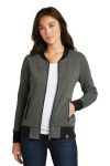 SanMar New Era LNEA503, New Era  Ladies French Terry Baseball Full-Zip.