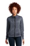 SanMar New Era LNEA530, New Era  Ladies Performance Terry Full-Zip Cowl