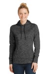 SanMar Sport-Tek LST225, Sport-Tek Ladies PosiCharge Electric Heather Fleece Hooded Pullover.