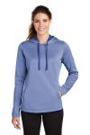 SanMar Sport-Tek LST264, Sport-Tek  Ladies PosiCharge  Sport-Wick  Heather Fleece Hooded Pullover.