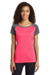 SanMar Sport-Tek LST362, Sport-Tek  Ladies Heather-On-Heather Contender  Scoop Neck Tee.