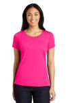  SanMar Sport-Tek LST450, Sport-Tek Ladies PosiCharge Competitor Cotton Touch Scoop Neck Tee.