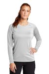 SanMar Sport-Tek LST470LS, Sport-Tek  Ladies Long Sleeve Rashguard Tee.