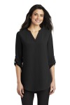 SanMar Port Authority LW701, Port Authority Ladies 3/4-Sleeve Tunic Blouse.