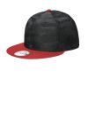 SanMar New Era NE407, New Era  Camo Flat Bill Snapback Cap