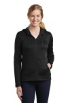 SanMar Nike NKAH6264, Nike Ladies Therma-FIT Full-Zip Fleece Hoodie.