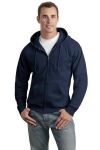  SanMar Hanes P180, Hanes - EcoSmart Full-Zip Hooded Sweatshirt.