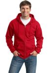 SanMar Port & Company PC78ZH, Port & Company - Core Fleece Full-Zip Hooded Sweatshirt.