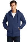 SanMar Port & Company PC850ZH, Port & Company Fan Favorite Fleece Full-Zip Hooded Sweatshirt.