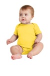 SanMar Rabbit Skins RS4400, Rabbit Skins Infant Short Sleeve Baby Rib Bodysuit.