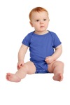  SanMar Rabbit Skins RS4424, Rabbit Skins Infant Vintage Fine Jersey Bodysuit .