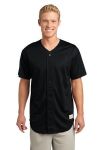 Sport-Tek PosiCharge Tough Mesh Full-Button Jersey.