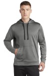  SanMar Sport-Tek ST264, Sport-Tek  PosiCharge  Sport-Wick  Heather Fleece Hooded Pullover.