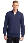  SanMar Sport-Tek ST283, Sport-Tek Super Heavyweight 1/4-Zip Pullover Sweatshirt.