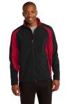  SanMar Sport-Tek ST970, Sport-Tek Colorblock Soft Shell Jacket.