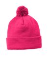 SanMar Sport-Tek STC37, Sport-Tek  Solid Pom Pom Beanie.